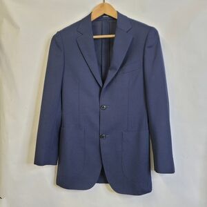Suitsupply Navy Blue Two-Button Sport Coat